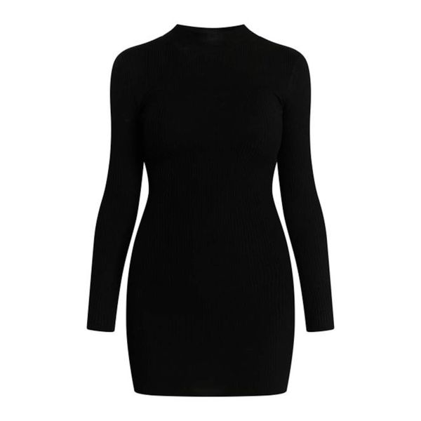 MYMO MYMO Плетена рокля  черно