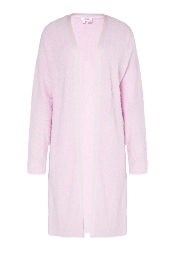 MYMO MYMO Плетена жилетка  бледорозово / бяло