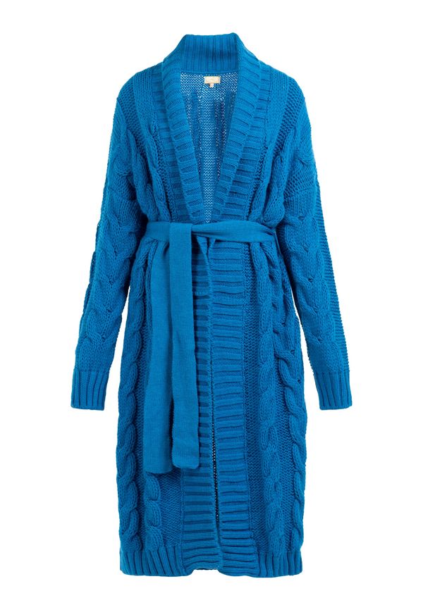 MYMO MYMO Плетена жилетка 'Blonda'  синьо