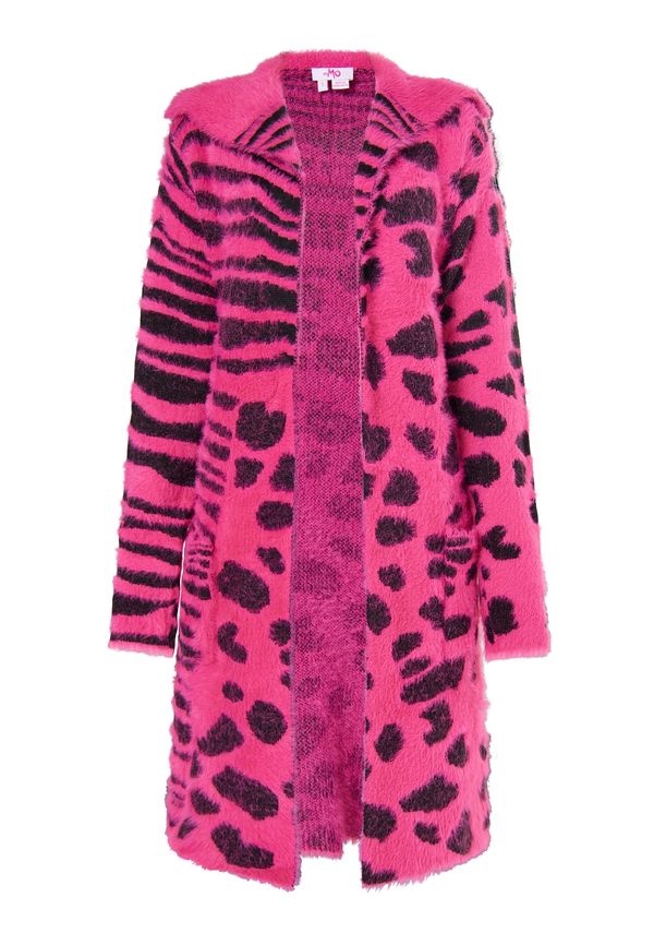 MYMO MYMO Плетена жилетка 'Keepsudry'  неоново розово / черно
