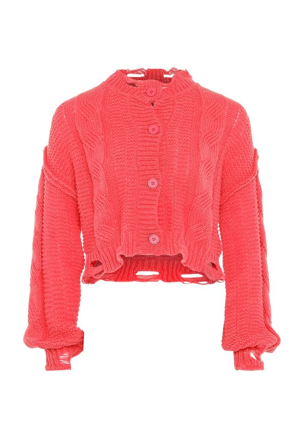 MYMO MYMO Плетена жилетка  корал