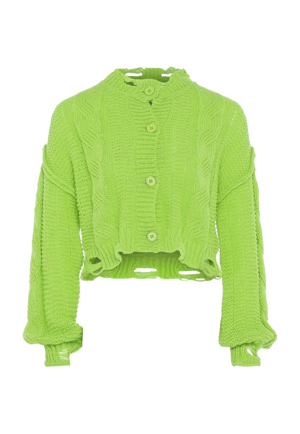 MYMO MYMO Плетена жилетка  лайм