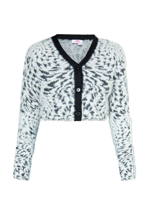 MYMO MYMO Плетена жилетка  пастелно синьо / черно