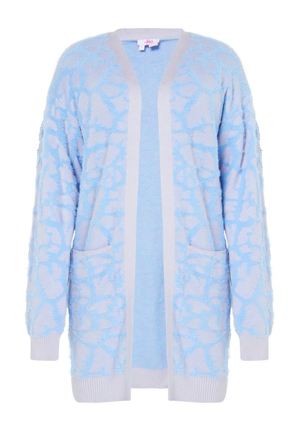 MYMO MYMO Плетена жилетка  синьо / сиво