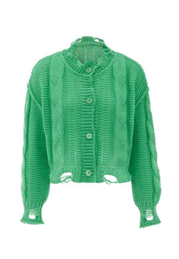 MYMO MYMO Плетена жилетка  тревнозелено