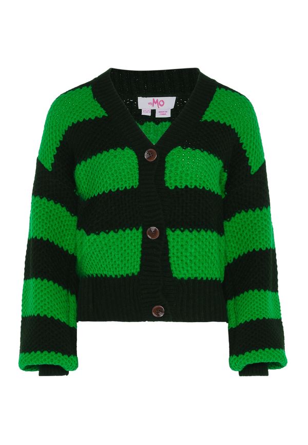 MYMO MYMO Плетена жилетка  зелено / елхово зелено