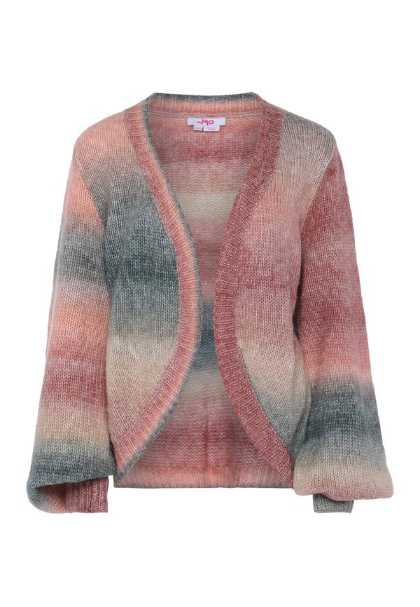 MYMO MYMO Плетена жилетка  зелено / орхидея / пепел от рози