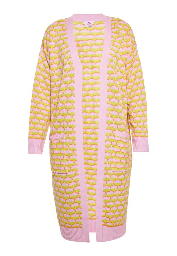 MYMO MYMO Плетена жилетка  жълто / оранжево / бледорозово