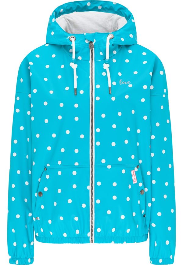 MYMO MYMO Преходно яке  тюркоазен / бяло