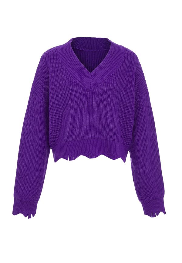 MYMO MYMO Пуловер  тъмнолилаво