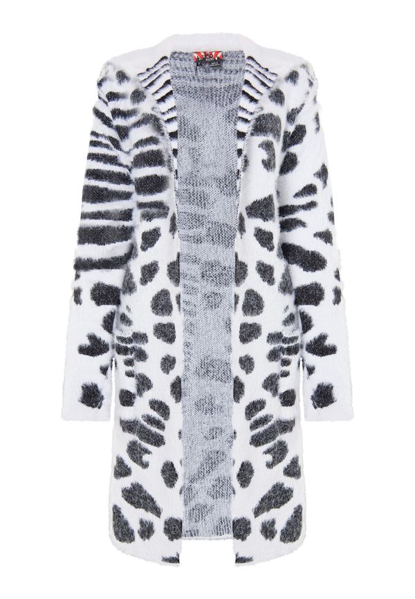 myMo ROCKS myMo ROCKS Плетена жилетка 'Blonda'  черно / бяло