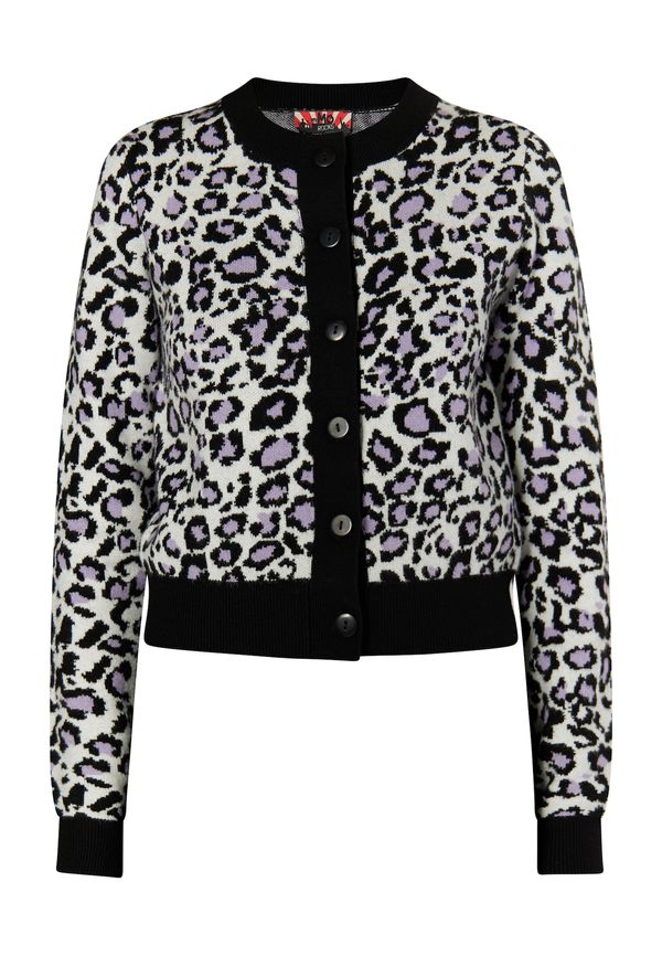 myMo ROCKS myMo ROCKS Плетена жилетка 'Blonda'  люляк / черно / бяло