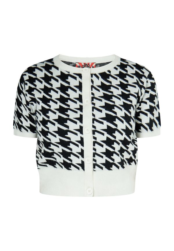 myMo ROCKS myMo ROCKS Плетена жилетка  черно / бяло