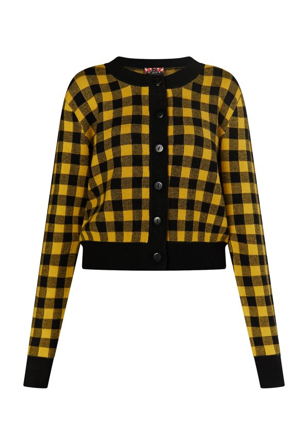 myMo ROCKS myMo ROCKS Плетена жилетка 'Ucy'  жълто / черно