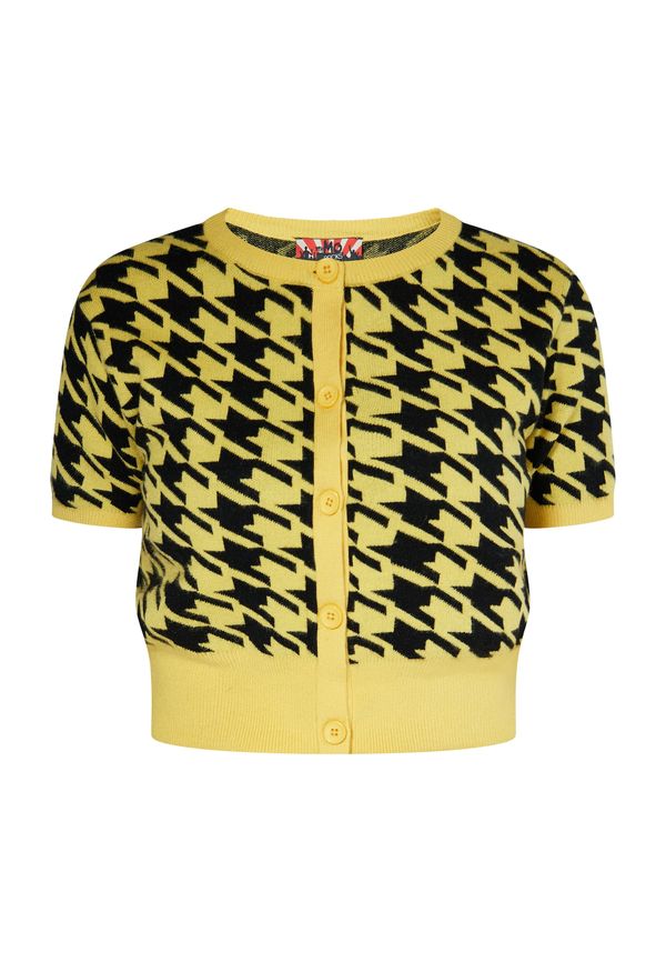 myMo ROCKS myMo ROCKS Плетена жилетка  жълто / черно