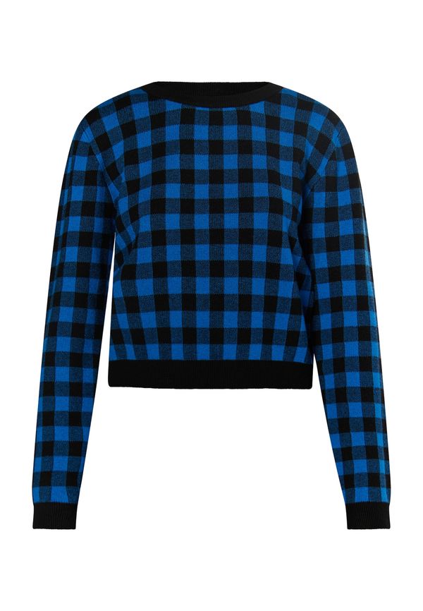 myMo ROCKS myMo ROCKS Пуловер 'Ucy'  тюркоазен / черно