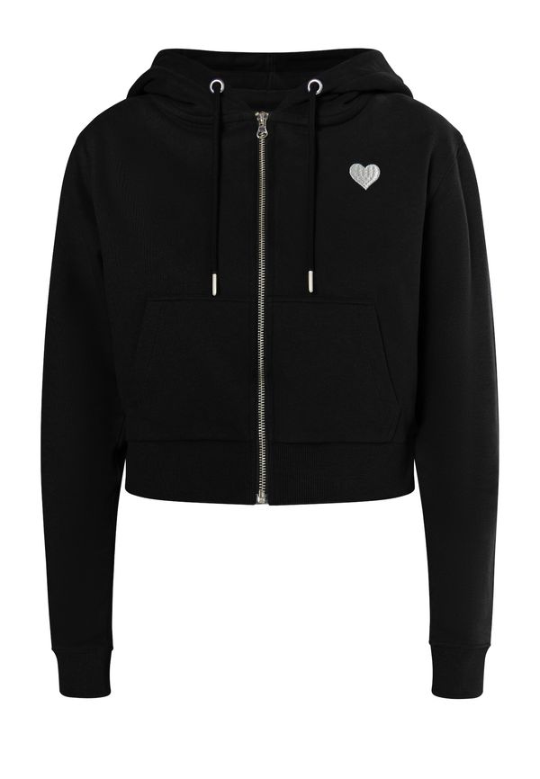 MYMO MYMO Суичъри с качулка 'Biany'  черно / сребърно