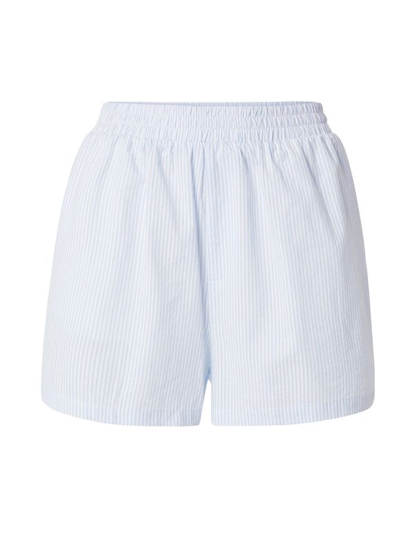 NA-KD NA-KD Панталон  светлосиньо / бяло