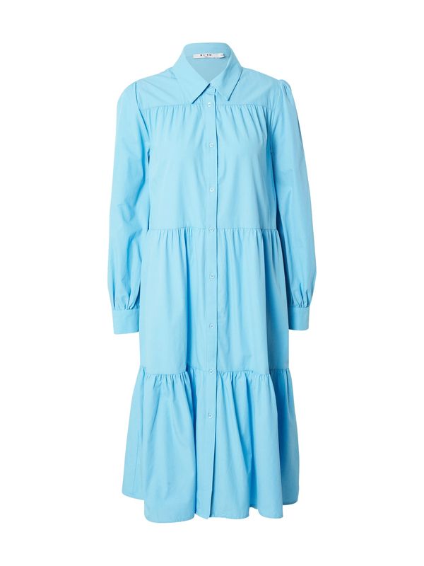 NA-KD NA-KD Рокля тип риза  светлосиньо
