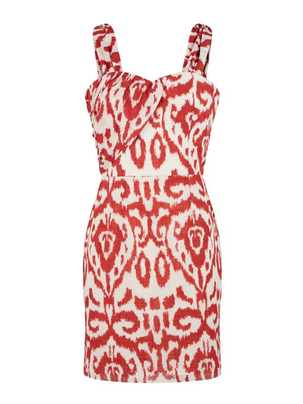 NAF NAF NAF NAF Лятна рокля 'Africa'  светлобежово / алено