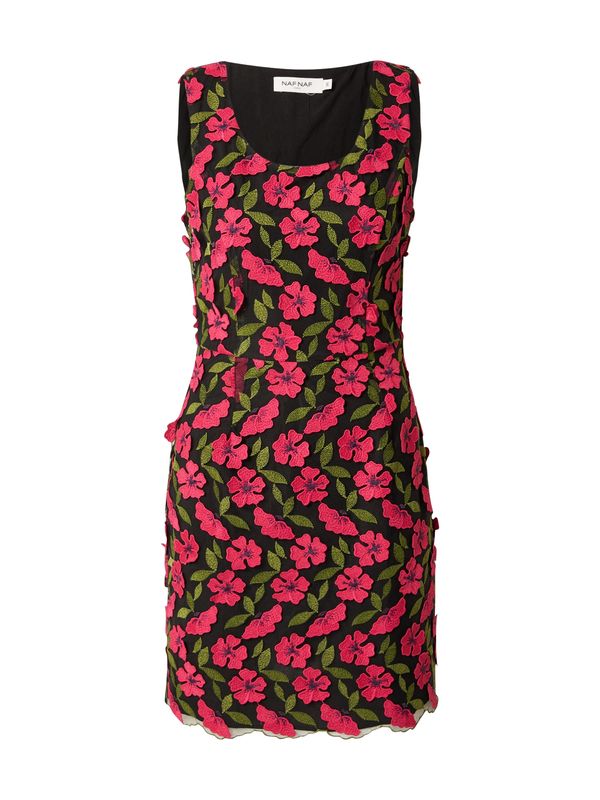 NAF NAF NAF NAF Лятна рокля 'Jade'  маслина / патладжан / червена боровинка / черно