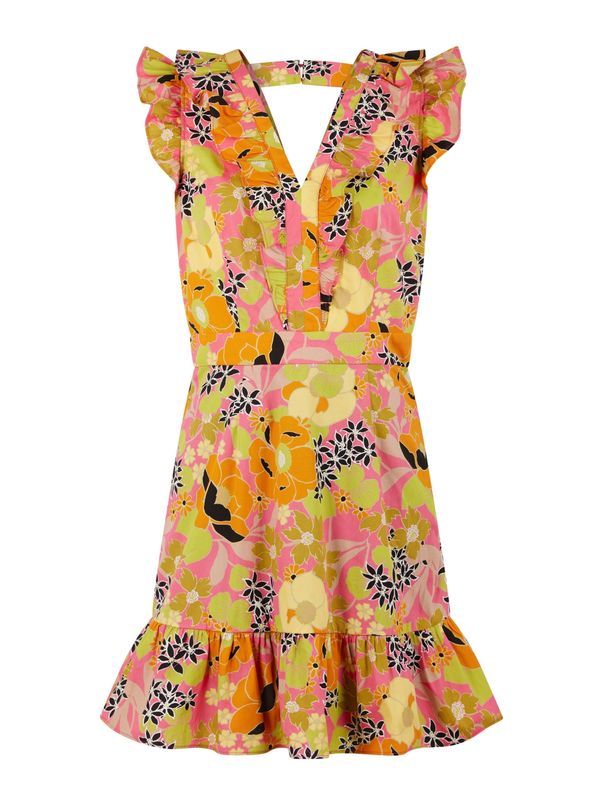 NAF NAF NAF NAF Лятна рокля 'Kyoto'  ябълка / оранжево / розово / черно