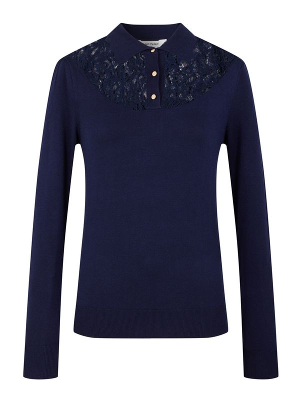 NAF NAF NAF NAF Пуловер 'Meredith'  нейви синьо