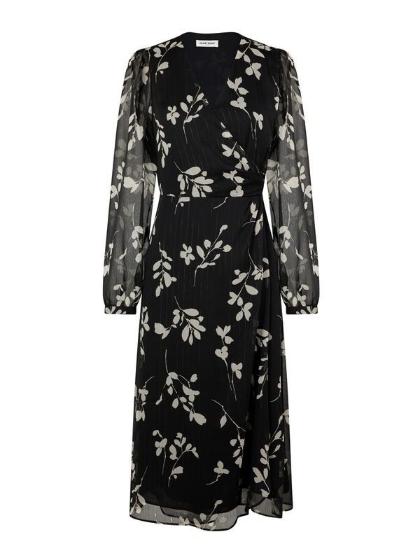 NAF NAF NAF NAF Рокля  кремаво / черно