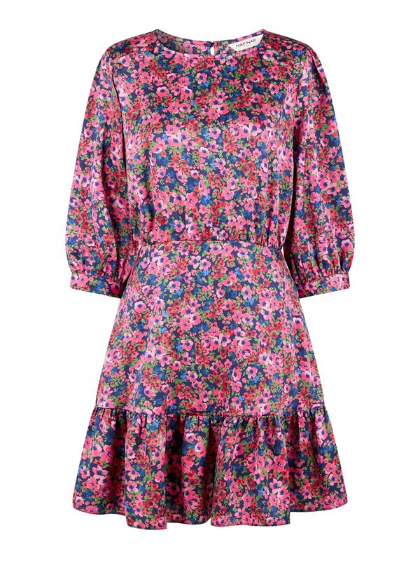 NAF NAF NAF NAF Рокля 'Rosita'  морскосиньо / розово / бяло