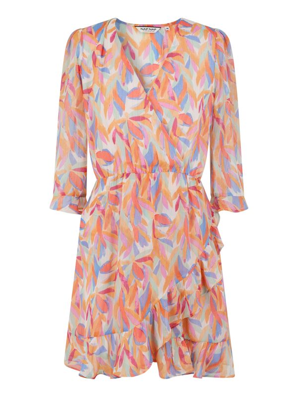 NAF NAF NAF NAF Рокля тип риза ' Deborah '  пъстро