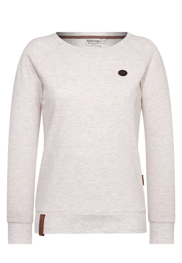 naketano naketano Суичър  бежово меланж