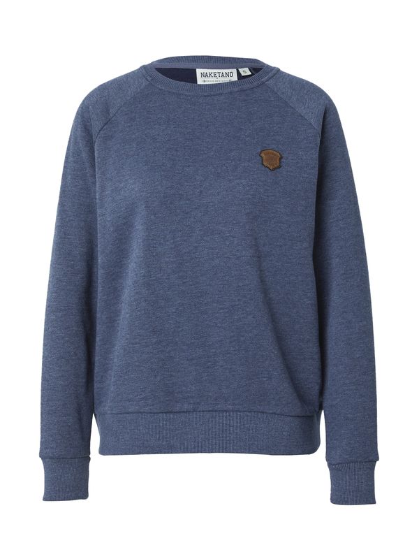 naketano naketano Суичър  гълъбово синьо / кафяво