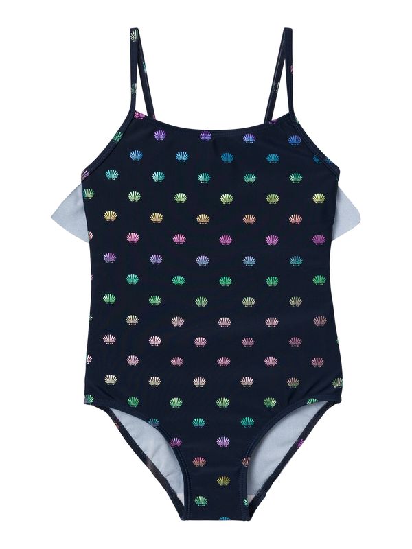 NAME IT NAME IT Бански костюм 'Zary'  нощно синьо / светложълто / зелено / светлорозово