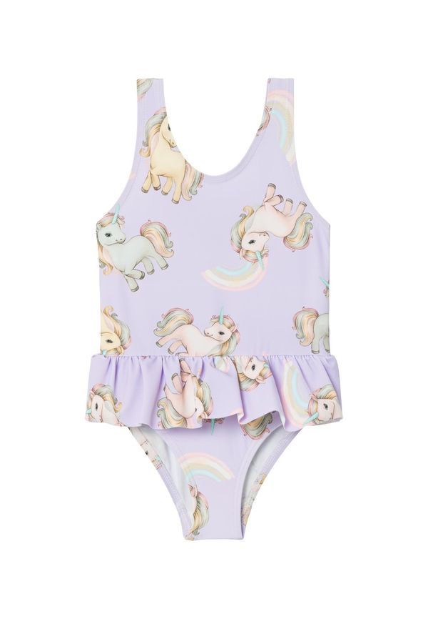 NAME IT NAME IT Бански костюм 'Zuna'  бежово / светлосиньо / светлолилаво / бледорозово