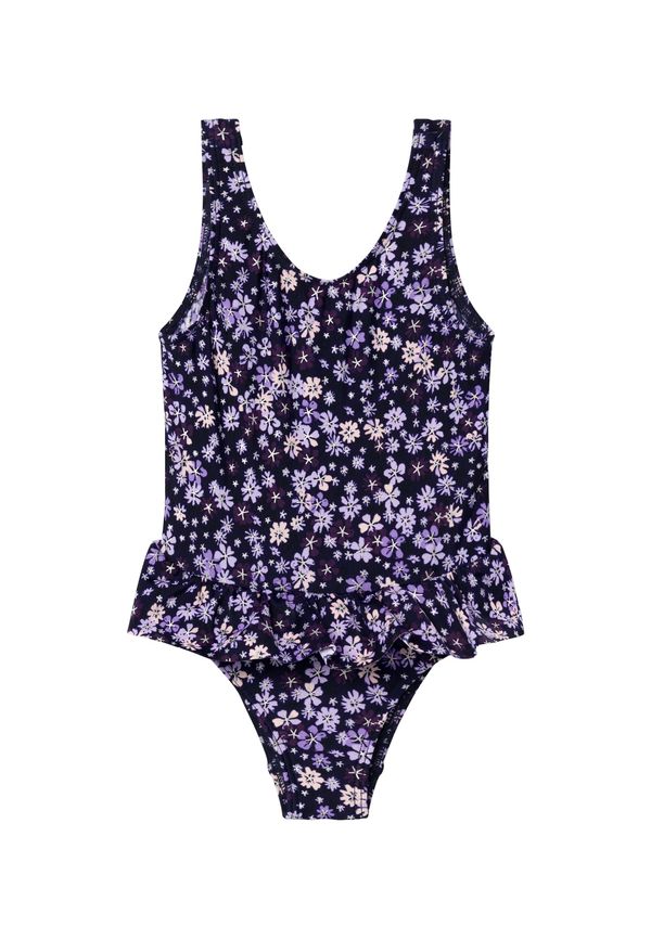 NAME IT NAME IT Бански костюм 'Zuna'  сребърно сиво / патладжан / люляк / бледорозово