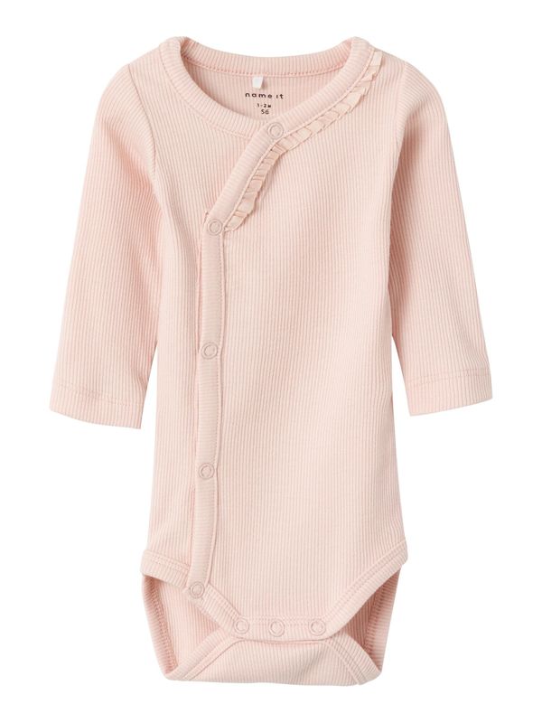 NAME IT NAME IT Бебешки гащеризони/боди 'BEGONIA'  бледорозово
