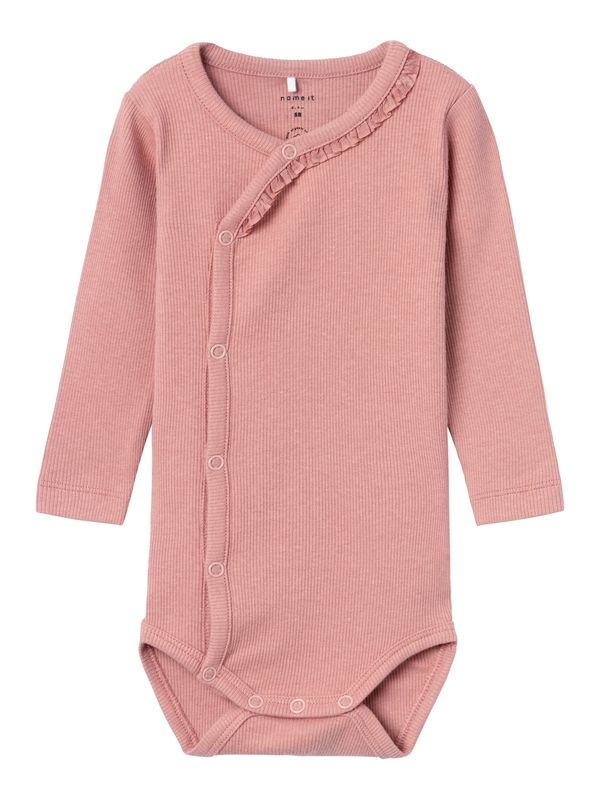 NAME IT NAME IT Бебешки гащеризони/боди 'BEGONIA'  розе
