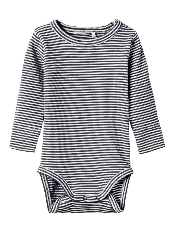 NAME IT NAME IT Бебешки гащеризони/боди 'BERRO'  сапфирено синьо / бяло