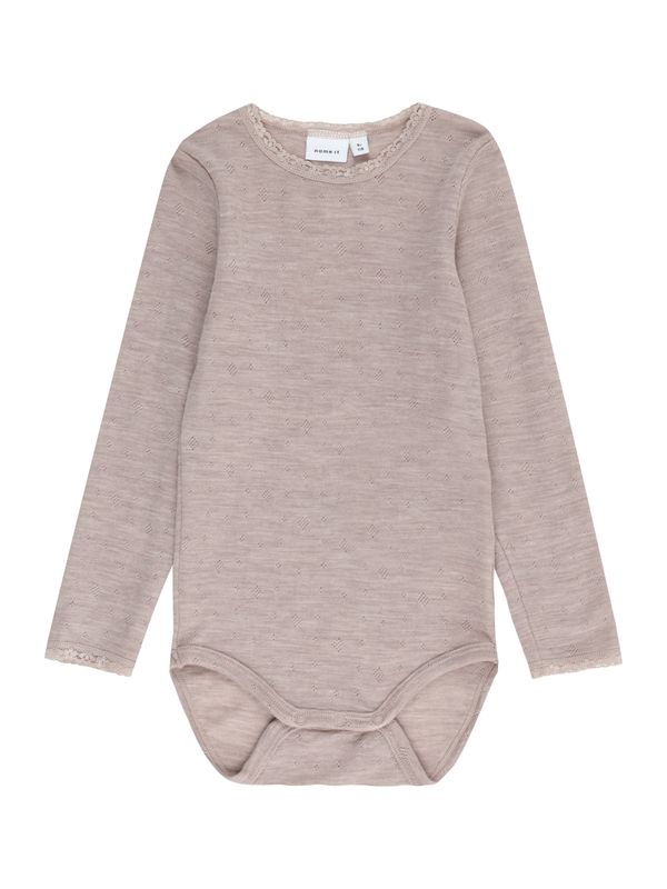 NAME IT NAME IT Бебешки гащеризони/боди  бежово