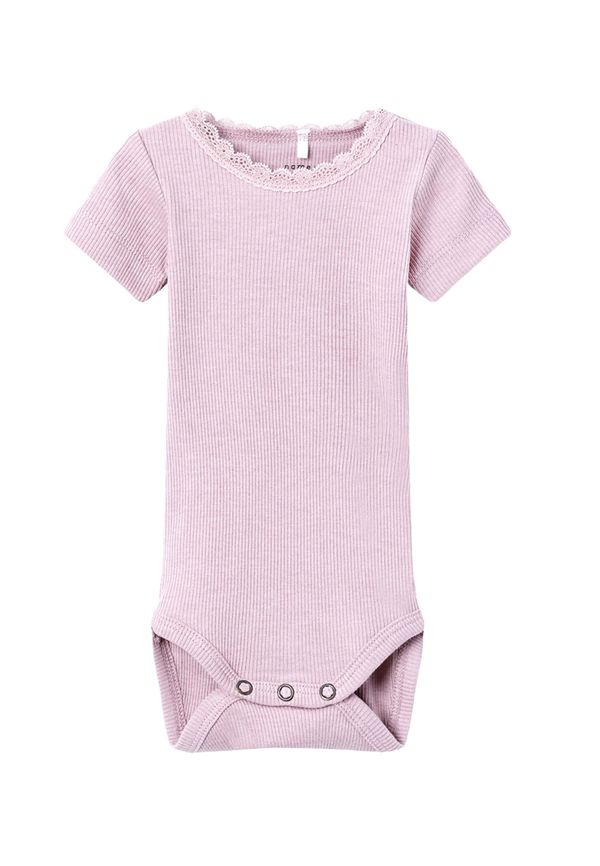 NAME IT NAME IT Бебешки гащеризони/боди 'Kab'  бледорозово