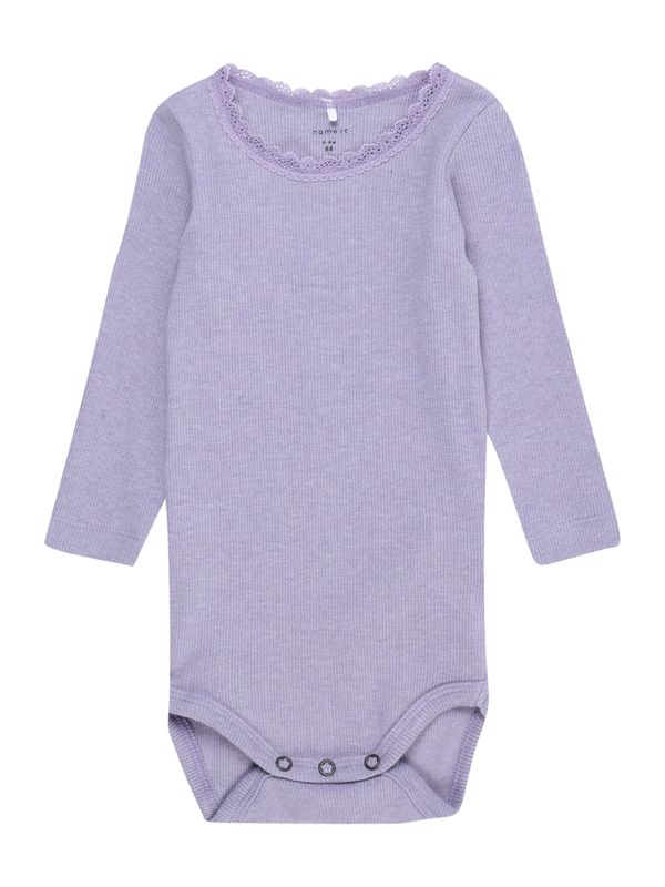 NAME IT NAME IT Бебешки гащеризони/боди 'Kab'  лилав