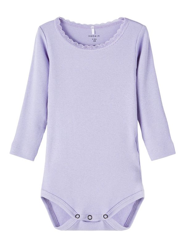 NAME IT NAME IT Бебешки гащеризони/боди 'Kab'  люляк