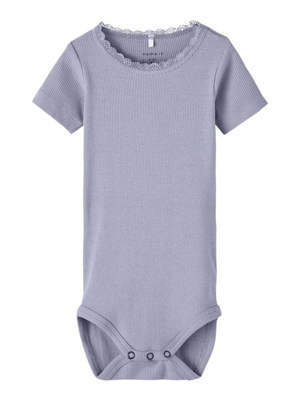 NAME IT NAME IT Бебешки гащеризони/боди 'Kab'  сиво