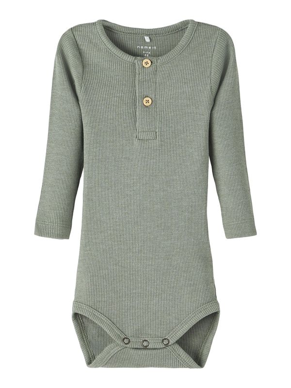 NAME IT NAME IT Бебешки гащеризони/боди 'Kab'  сиво