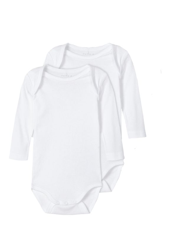 NAME IT NAME IT Бебешки гащеризони/боди  мръсно бяло