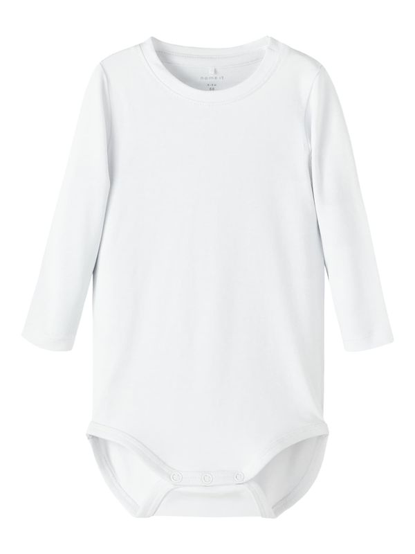 NAME IT NAME IT Бебешки гащеризони/боди 'Mus'  бяло
