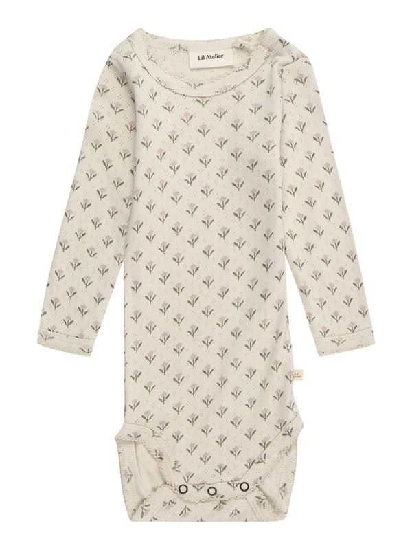 NAME IT NAME IT Бебешки гащеризони/боди 'RACHELLO DOA'  бежово / зелено / бледорозово