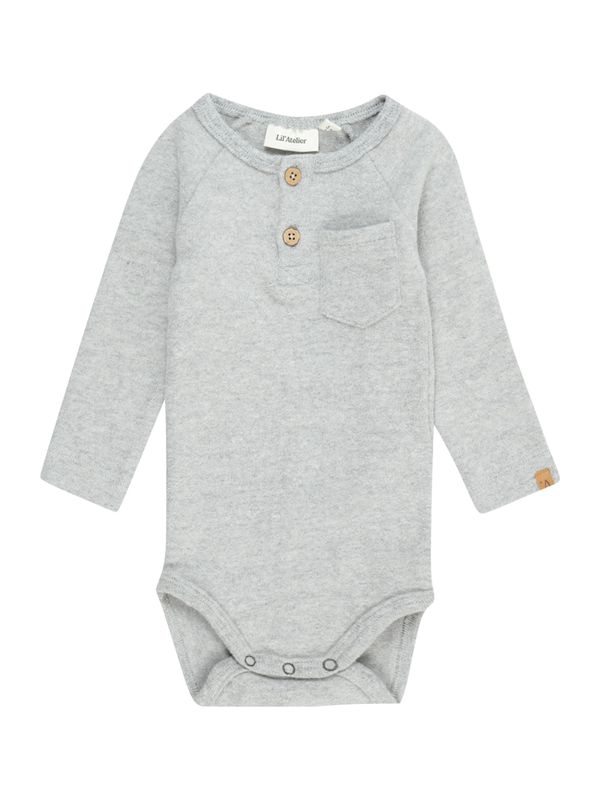 NAME IT NAME IT Бебешки гащеризони/боди 'Thor'  сив меланж