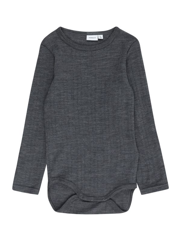 NAME IT NAME IT Бебешки гащеризони/боди  тъмносиво