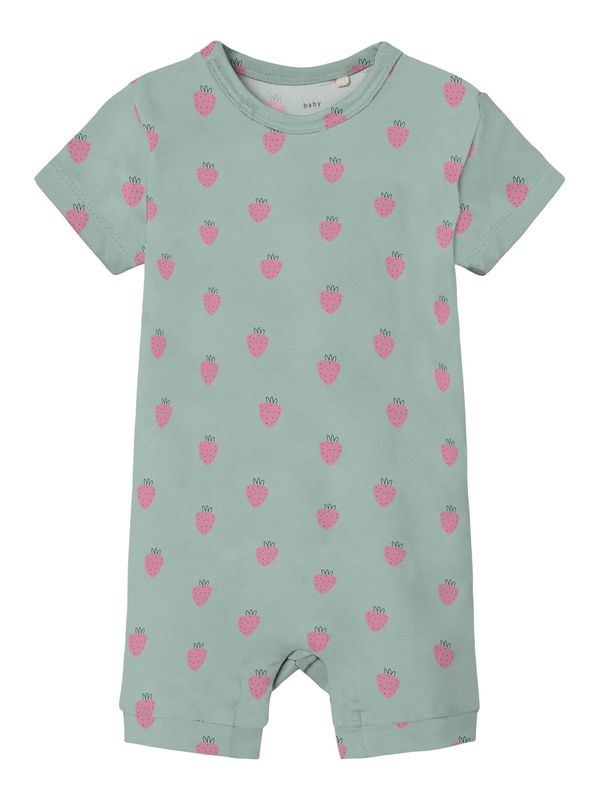 NAME IT NAME IT Бебешки гащеризони/боди 'VANDORA'  мента / розово